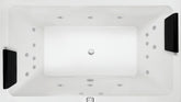 LAGO Inset Bath or Spa Bath With Sizes 1795 mm And 18/26 Flush Jets